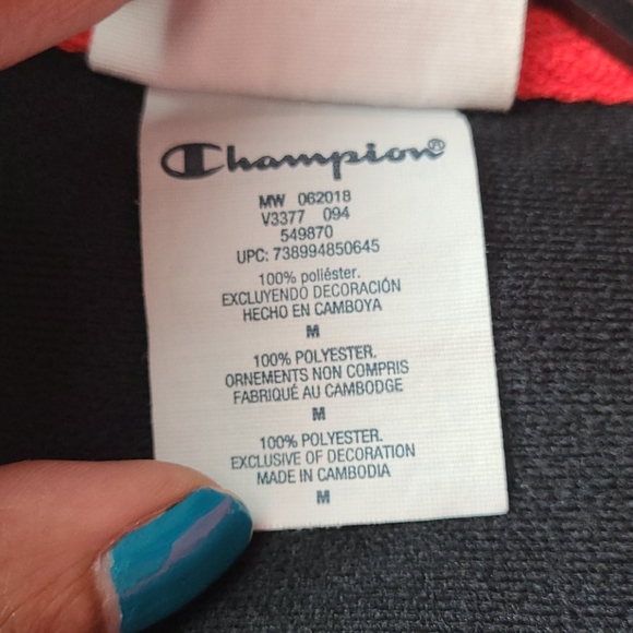 Men's Champion Full Zip Up Jacket - Picture 8 of 9